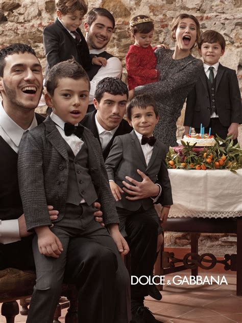 dolce and gabbana family.